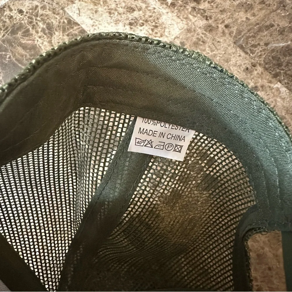 Bass Pro Club Green Trucker Adjustable Hat - Picture 8 of 8